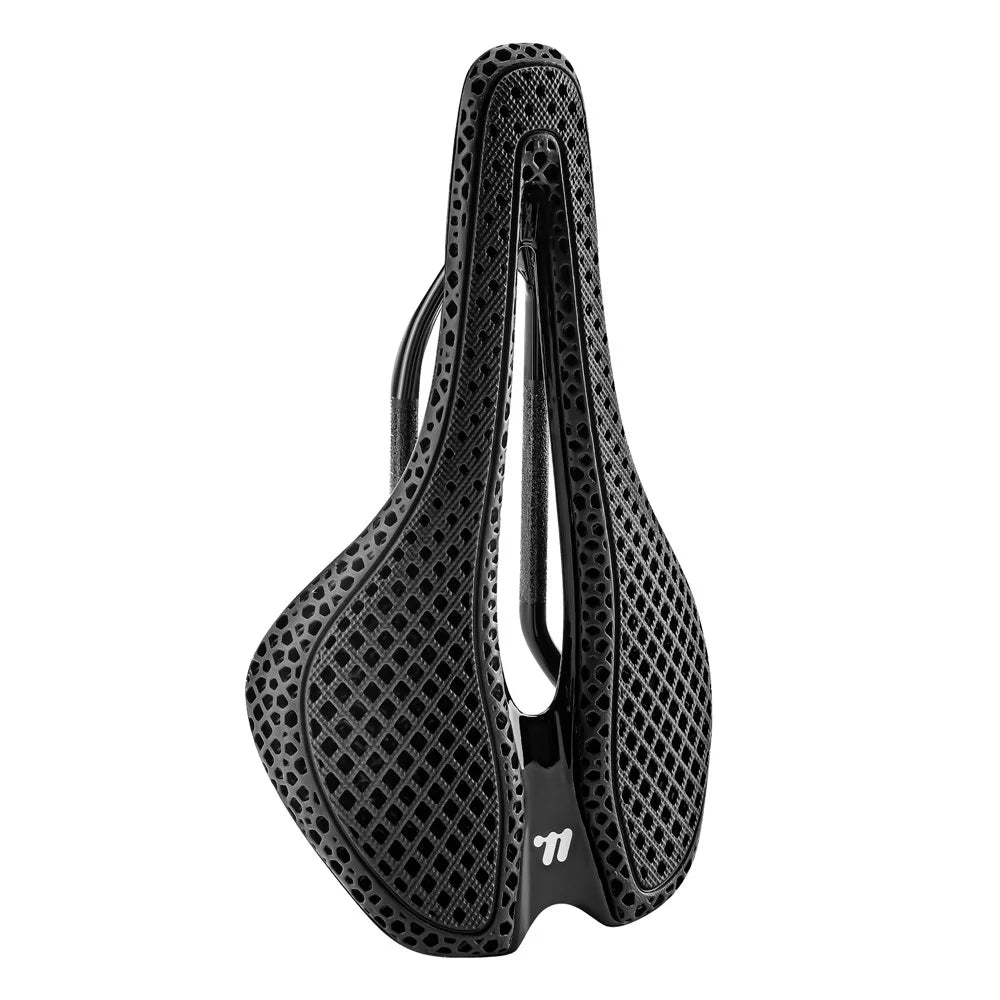 WEST BIKING YP0801262 3D Printed Carbon Fiber Saddle Shockproof Cycling Seat Cushion for Mountain Bike - 3