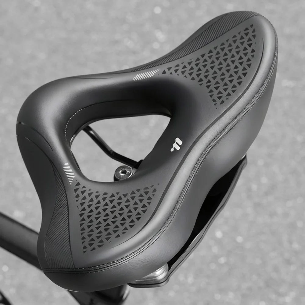 WEST BIKING YP0801261 Shock Absorption Bike Seat Anti Slip Wear Resistant Cycling Saddle Pad for Mountain Road Bike - Black /  M - 4