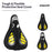 ENLEE EN-330 Bicycle Seat Cover Waterproof Padded Cushion for Road Mountain Bike Universal Anti-Pain Saddle Cover - Silver Label - 2