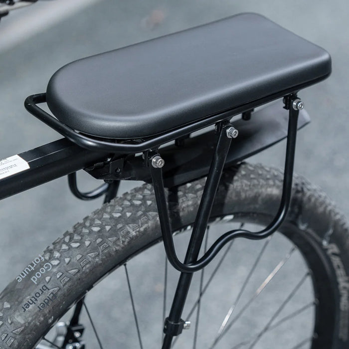ROCKBROS 380038001 For Mountain Road Bike Rear Rack Seat Pad Waterproof PU Leather Cargo Carrier Cushion - Black - 3