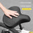 ROCKBROS Shock Absorption Bicycle Saddle Thick Cushioned PU Leather Bike Seat for Mountain Road Bike - Black - 2
