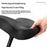 ROCKBROS Shock Absorption Bicycle Saddle Thick Cushioned PU Leather Bike Seat for Mountain Road Bike - Black - 3