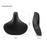 ROCKBROS Shock Absorption Bicycle Saddle Thick Cushioned PU Leather Bike Seat for Mountain Road Bike - Black - 7