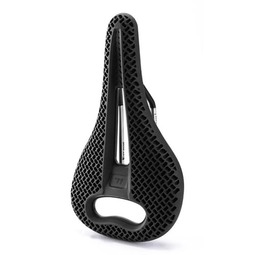 WEST BIKING YP08012653D Honeycomb Hollow Bike Saddle Breathable Seat Cushion for Road Mountain Bike - Black - 1
