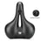WEST BIKING YP0801268 Bike Saddle 4cm Memory Foam Cushioned Seat Shockproof for Road Mountain Bike - Black - 2