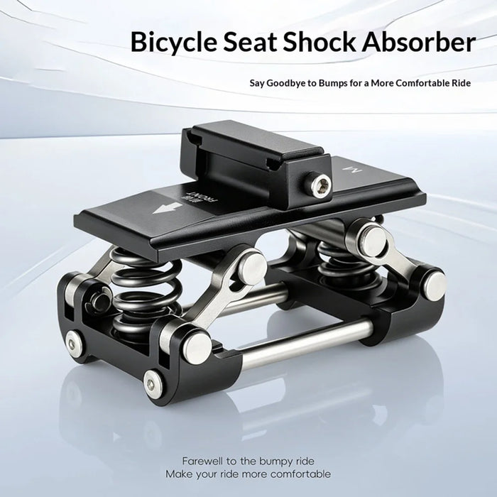 WEST BIKING YP0801267 Bicycle Seat Shock Absorber Mountain Bike Comfort Cushion Anti-Vibration Device - Black/M - 2