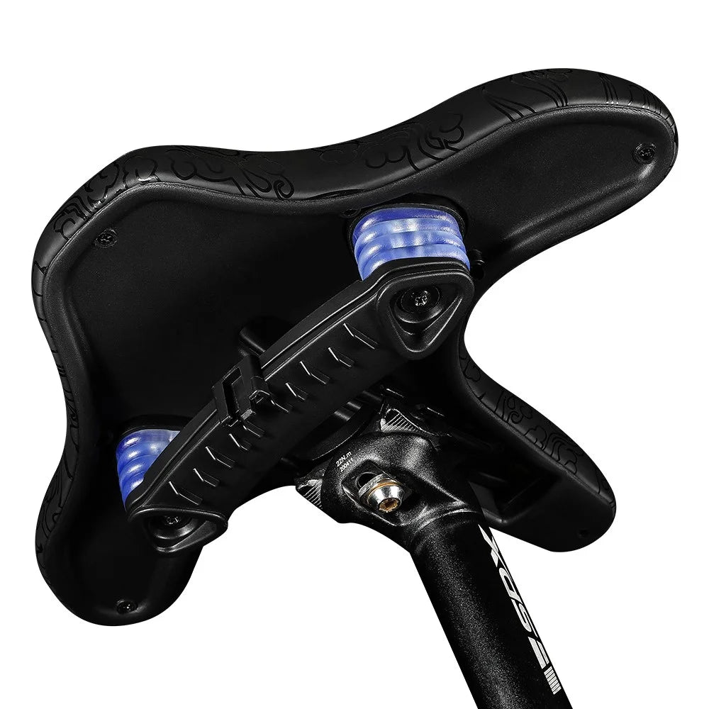 WEST BIKING Extra Wide Shock Absorption Hollow Bicycle Saddle Bike Seat Cushion - Flying Phoenix - 4