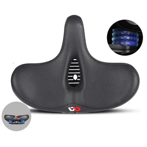 WEST BIKING YP0801125 Shockproof Breathable Mountain Bike MTB Road Bicycle Large Saddle Seat Cushion - Hollow Out Style - 1