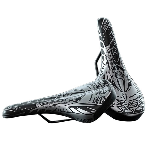 ENLEE ZD-B834 Cycling Sponge Padded Bicycle Cushion Shock-absorption MTB Bike Saddle Seat - Warrior - 1