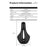 ROCKBROS 38210005001 Shock-absorption MTB Bike Saddle Seat Breathable PU Leather Bicycle Cushion - 2