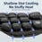 ROCKBROS Inflatable Seat Cushion Air Fillable Cooling Down Air Seat Pad Pressure Relief Ride Touring Saddle Cover for Motorcycle Scooter - 7