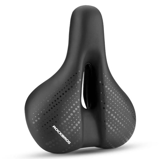 ROCKBROS 38218916002 MTB Bike Widen Saddle Seat PU Leather Shock-absorption Bicycle Cushion - 1