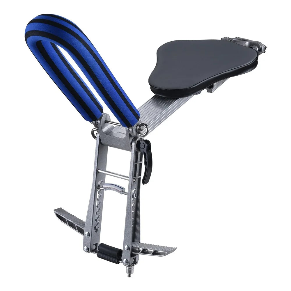 YSANAM Bicycle Seats Fast-Moving Front-Mounted Adjustable Safety Seat with Foam Handle / Folding Pedals for Kids Support 55-60Kg Loading - 7
