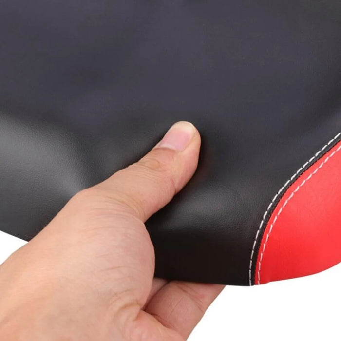 Bicycle Seat Mountain Bike Seat Cushion Shock Absorption No Nose Saddle Riding Equipment - Red - 4