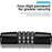 WEST BIKING YP0705089 1.15m Combination Bike Chain Lock Anti-theft 4 Code Safety Heavy Duty Alloy Bicycle Chain Lock - 4