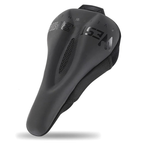 WEST BIKING YP0801172 Bike Cycling Saddle Cover Thicken Silicone Shock-absorption Bicycle Seat Cushion - 1