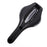 WEST BIKING YP0801072 PU Leather Bike Saddle Breathable Hollow Shock-absorption Bicycle Seat Cushion - Black - 1