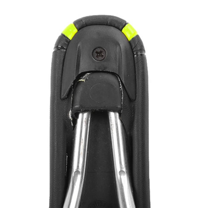 WEST BIKING YP0801072 PU Leather Bike Saddle Breathable Hollow Shock-absorption Bicycle Seat Cushion - Black - 4