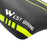 WEST BIKING YP0801072 PU Leather Bike Saddle Breathable Hollow Shock-absorption Bicycle Seat Cushion - Black - 5