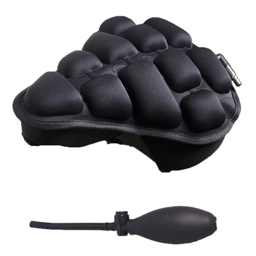 BC-203 Bicycle Folding Cushion Seat Cover with Pump, Inflatable Airbag Bike Seat Cover, Size: M - 1