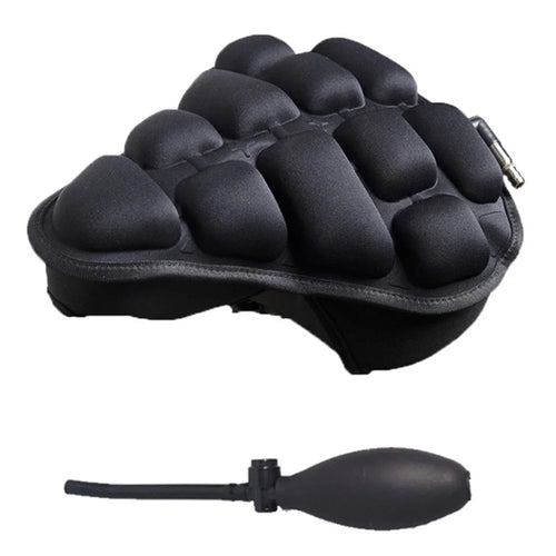 BC-203 Bicycle Folding Cushion Seat Cover with Pump, Inflatable Airbag Bike Seat Cover, Size: M - 1