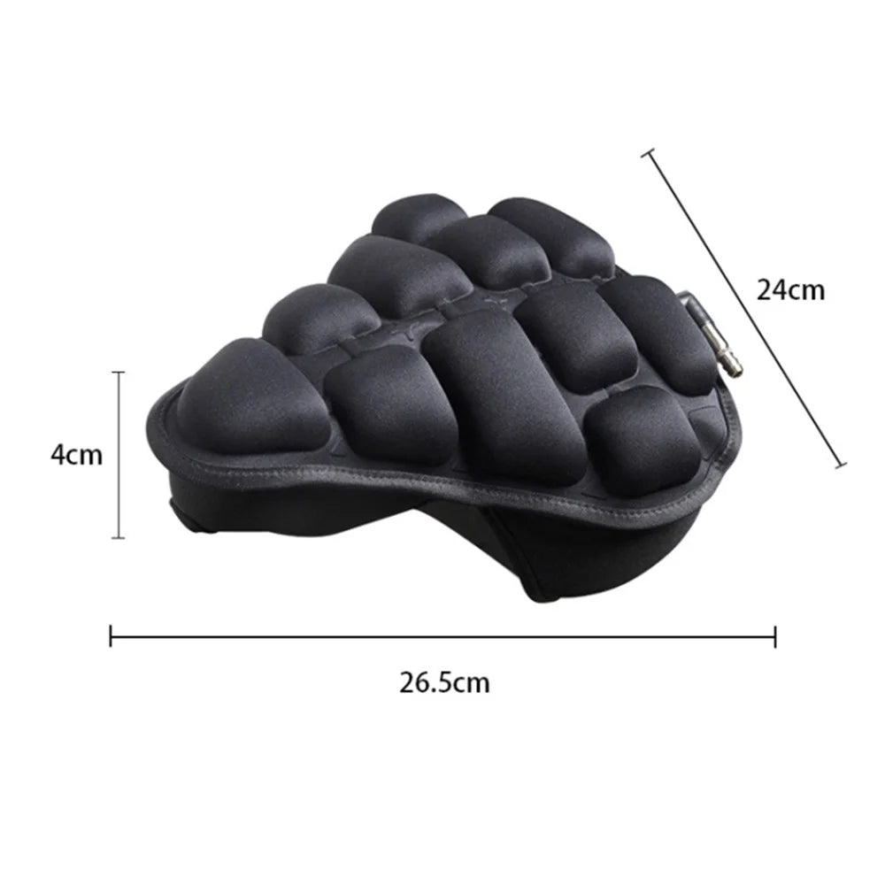 BC-203 Bicycle Folding Cushion Seat Cover with Pump, Inflatable Airbag Bike Seat Cover, Size: M - 7