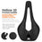 WEST BIKING YP0801182 3D Printing MTB Road Bike Short Nose Hollow Breathable Bicycle Seat - 2