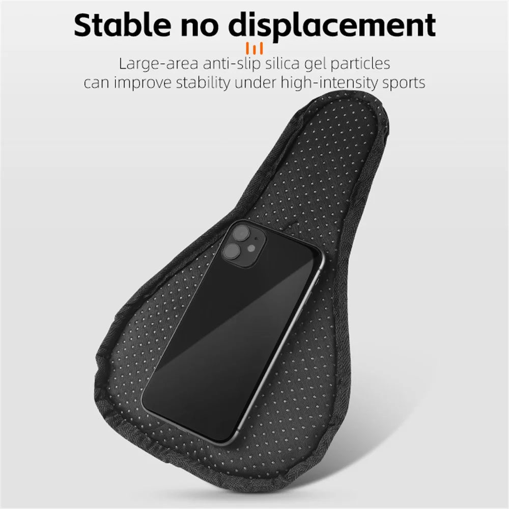 WEST BIKING YP0801184 Bike Cushion Seat Cover Silicone+Lycra Fiber+Sponge Shock-resistant MTB Seat Cushion for Cycling - 6
