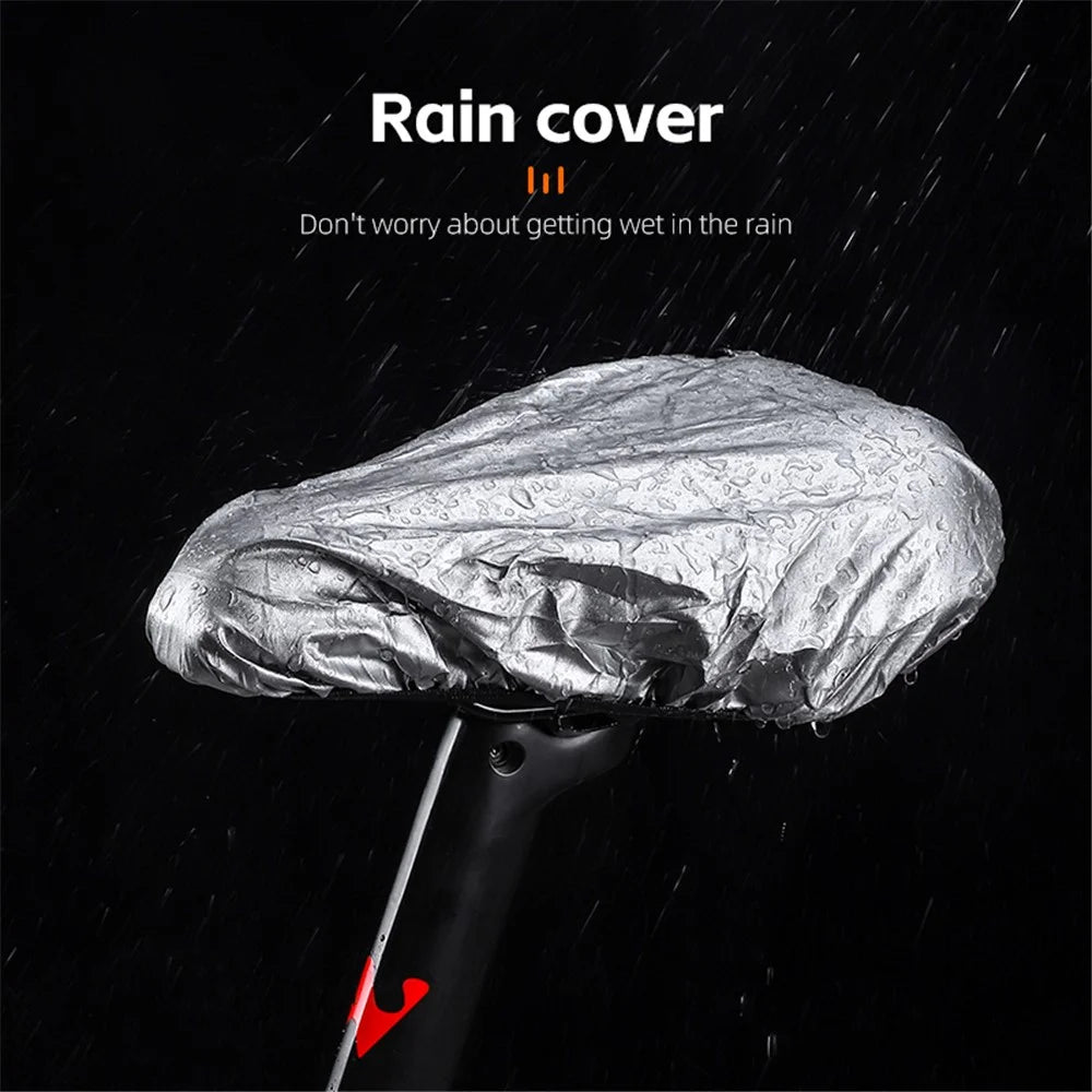 WEST BIKING YP0801184 Bike Cushion Seat Cover Silicone+Lycra Fiber+Sponge Shock-resistant MTB Seat Cushion for Cycling - 7
