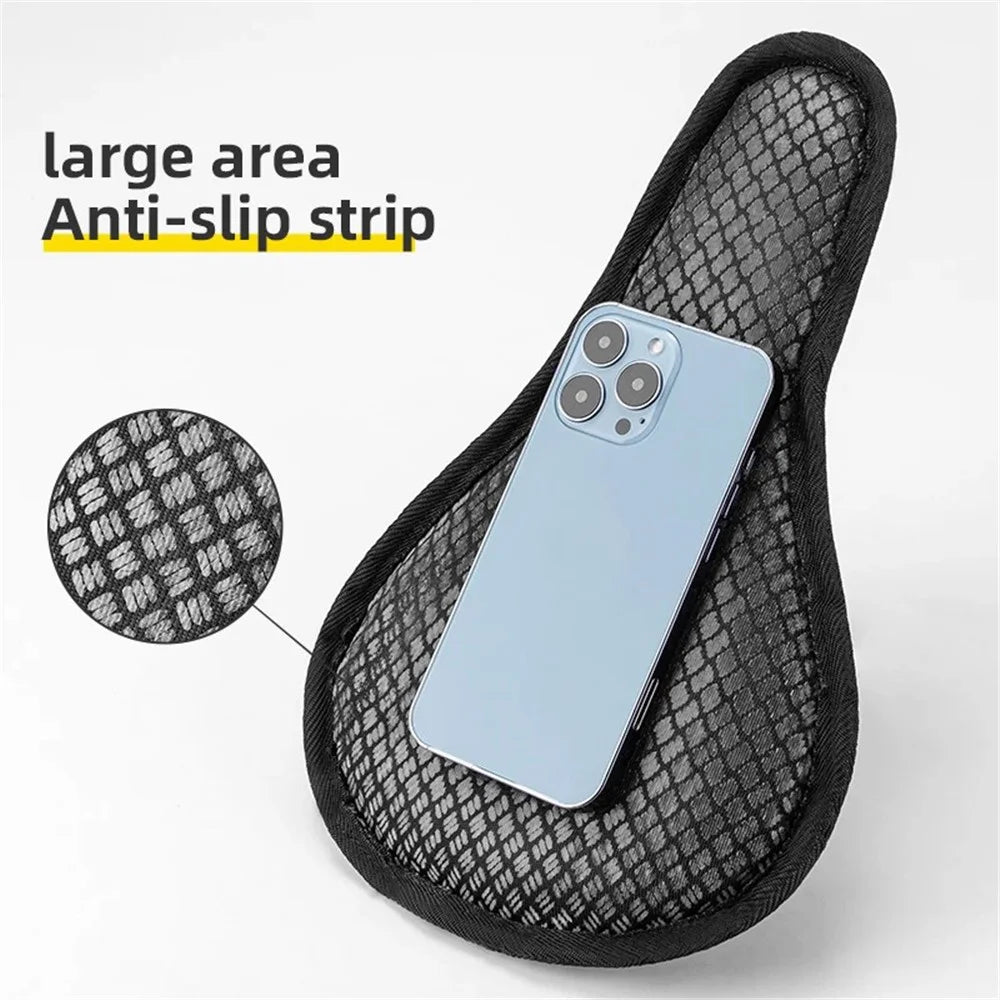 ROCKBROS Bike Silicone Cushion Seat Cover Thickened Shock-resistant MTB Seat Cushion for Cycling - 7