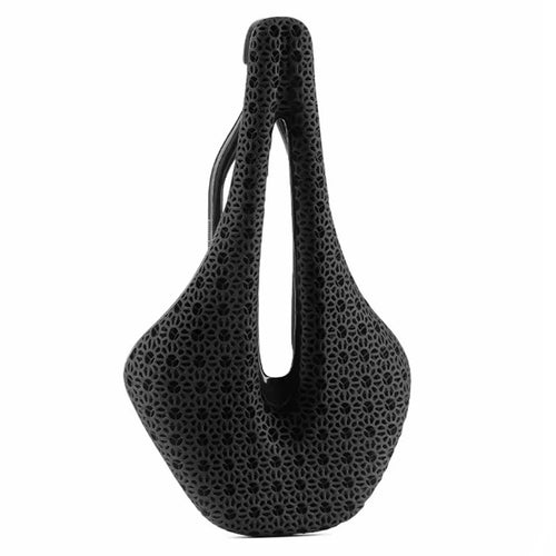 ROCKBROS 3D Printing Bike Saddle Polyurethane+Carbon Fiber Breathable Bicycle Seat Cushion - Snowflake - 1