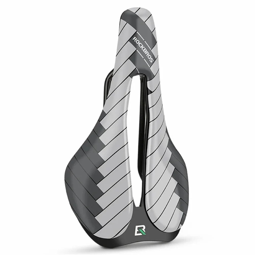 ROCKBROS 38210011001 PU Leather+TPU Bike Seat Saddle Breathable MTB Road Bicycle Seat Cushion - 1