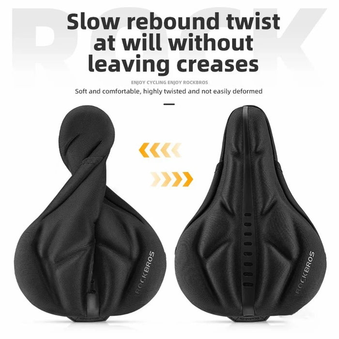 ROCKBROS LF0278 MTB Electric Bike Cushion Memory Foam Seat Cover Bicycle Seat Cushion for Cycling - 2