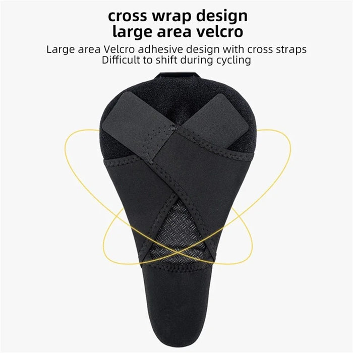 ROCKBROS Bike Cycling Saddle Cover Shock-absorption Silicone Bicycle Seat Cushion - Style 38210033001 - 4