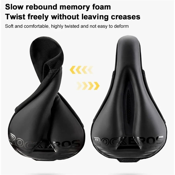 ROCKBROS Bike Cycling Saddle Cover Shock-absorption Silicone Bicycle Seat Cushion - Style 38210033001 - 5