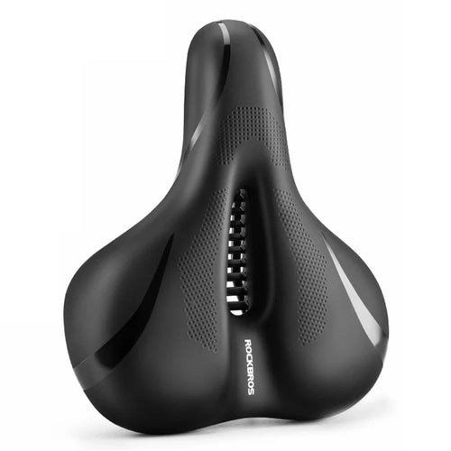 ROCKBROS Bike Cycling Saddle Breathable Shock Absorption Bicycle Seat Cushion - Sponge Type - 1