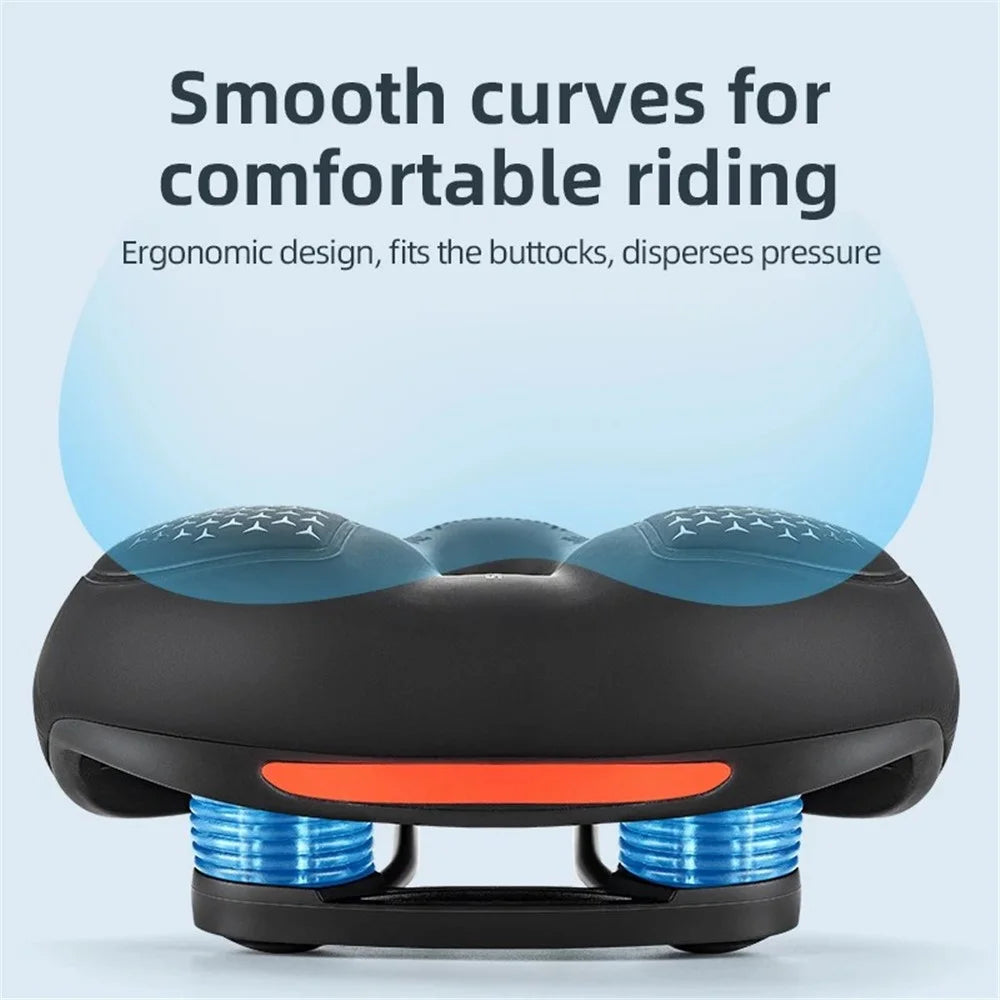 ROCKBROS Bike Cycling Saddle Breathable Shock Absorption Bicycle Seat Cushion - Sponge Type - 6
