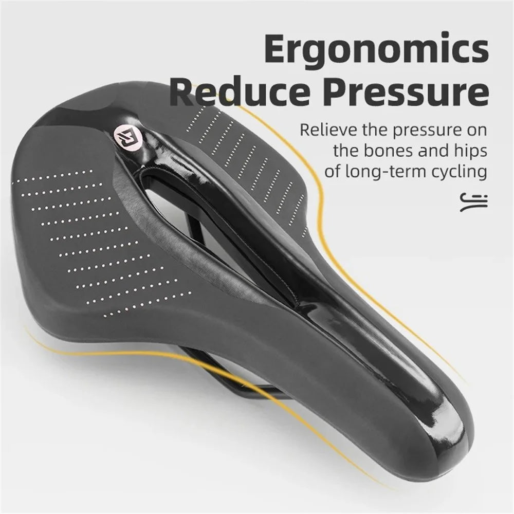 ROCKBROS 8180 Foam Sponge Bike Seat Saddle Breathable Bicycle Seat Cushion - 152mm polyurethane - 3