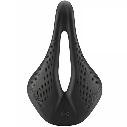ROCKBROS Microfiber Leather+Carbon Fiber Bike Seat Saddle Breathable Bicycle Seat Cushion - 152mm - 1