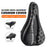 WEST BIKING Bike Saddle Cover PU Leather + Silicone + Memory Foam Thicken Bicycle Seat Cushion - Geometry Pattern - 3