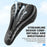 WEST BIKING Bike Saddle Cover PU Leather + Silicone + Memory Foam Thicken Bicycle Seat Cushion - Geometry Pattern - 5