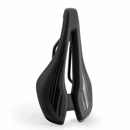 ROCKBROS 38210060001 PU Leather + Shock-Absorbing Sponge Bike Seat Hollow Bicycle Saddle - 1