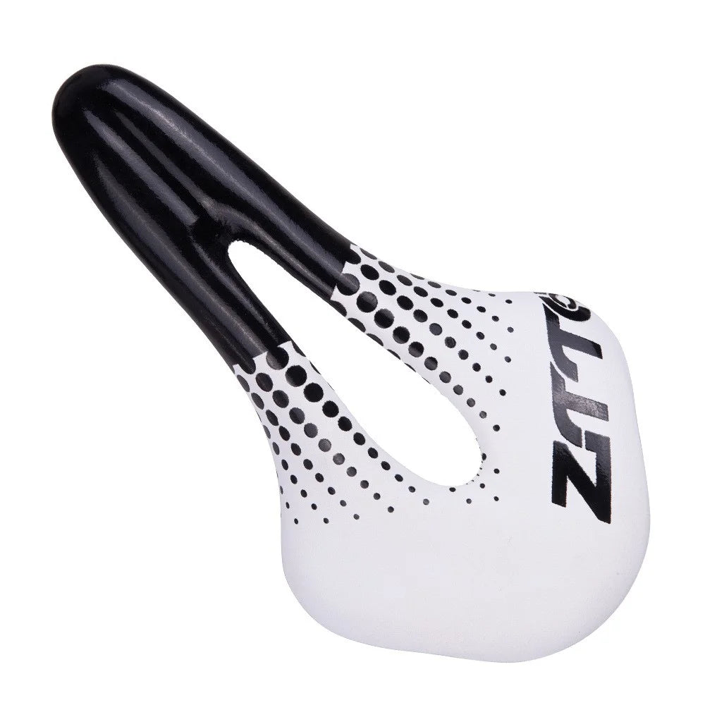 ZTTO ZD-03 Bike Seat Wide Bicycle Saddle Replacement Shock Absorbing Universal Fit - White - 1