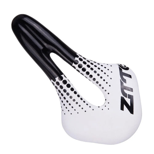 ZTTO ZD-03 Bike Seat Wide Bicycle Saddle Replacement Shock Absorbing Universal Fit - White - 1