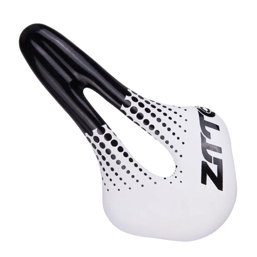ZTTO ZD-03 Bike Seat Wide Bicycle Saddle Replacement Shock Absorbing Universal Fit - White - 1