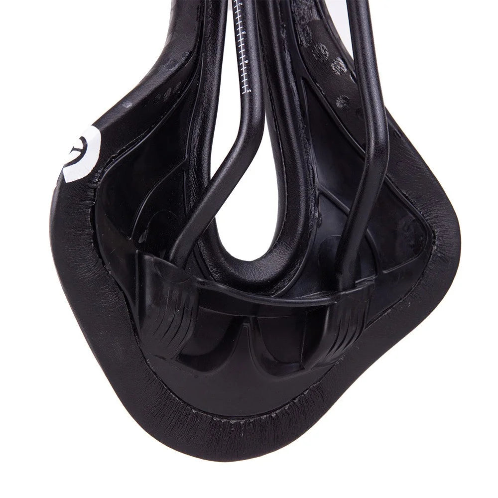 ZTTO ZD-03 Bike Seat Wide Bicycle Saddle Replacement Shock Absorbing Universal Fit - White - 5