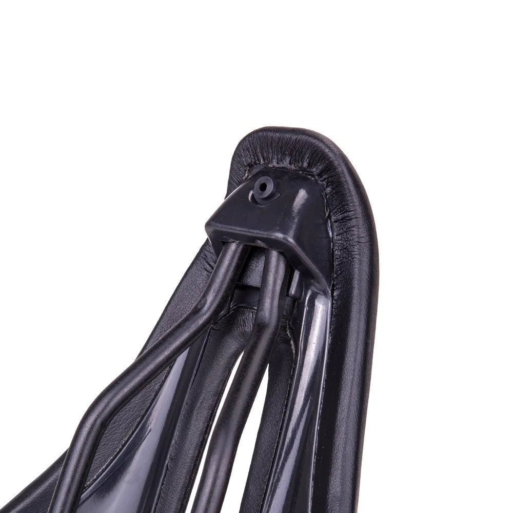 ZTTO 1138 EVA+Microfiber Leather Bike Saddle Hollow Breathable MTB Road Bicycle Seat Cushion - Black - 5