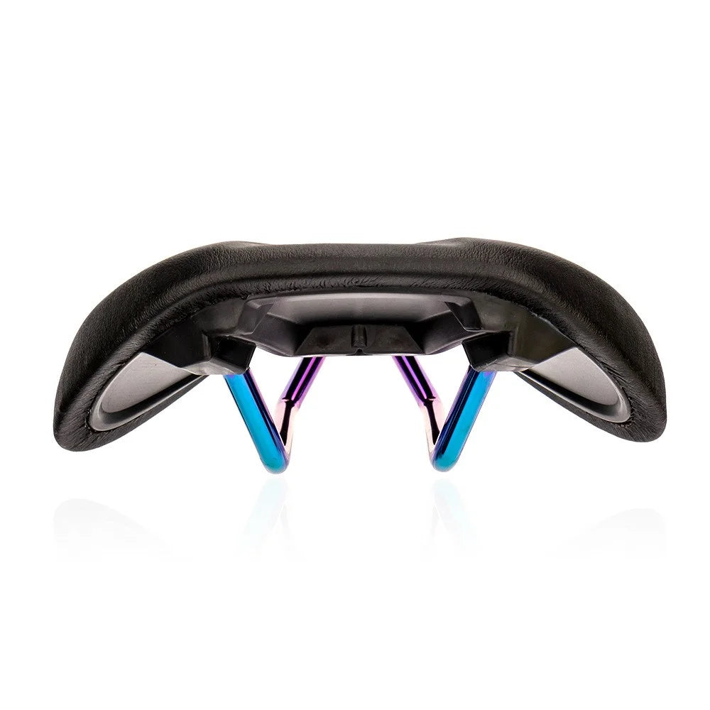 ZTTO 6901 Bicycle Saddle Wide Bike Seat Soft Bike Replacement Hollow Design - Black - 4