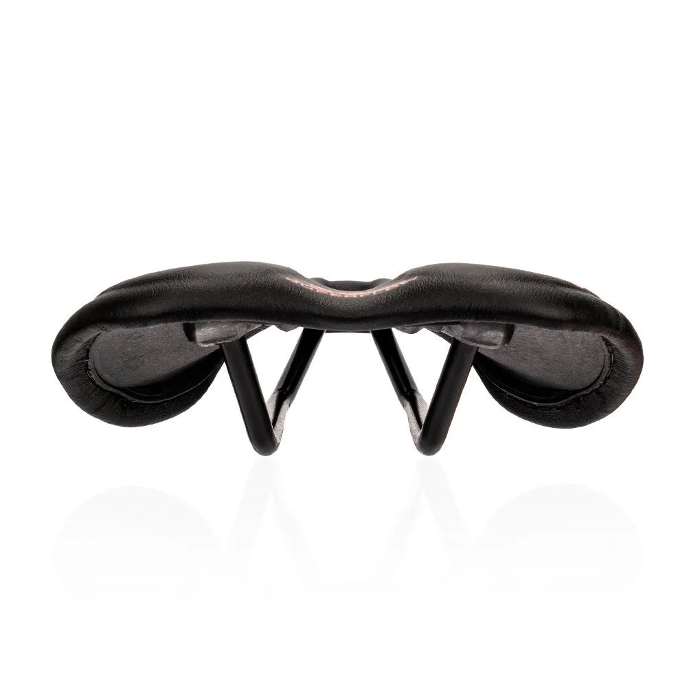 ZTTO ST1 Hollow Seat Cushion Breathable Microfiber Leather Mountain Road Bike Saddle - Black  /  Blue - 5