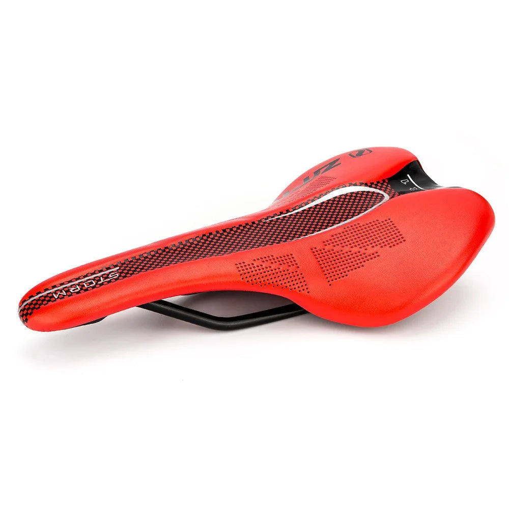 ZTTO ST Bike Seat Cover PU Leather MTB Road Bike Seat Cushion Cycling Accessories - Red - 2